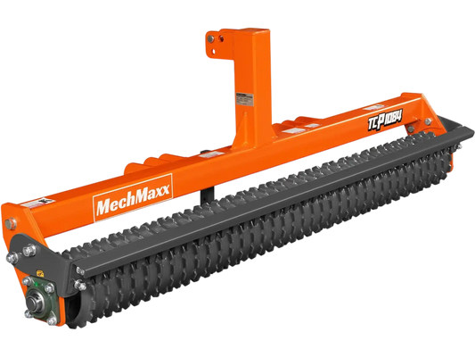 MechMaxx TCP1084 Cultipacker 84" 37 Ductile Iron Wheels Scraper Bar Category 1 and 2 3 Point Hitch Tractor Attachment New