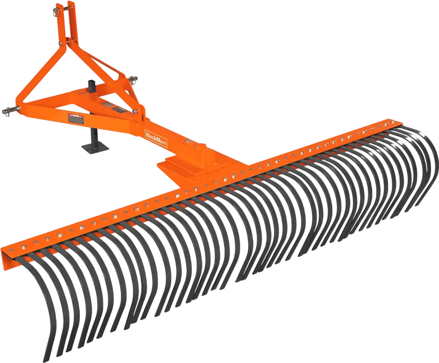MechMaxx LR84 Landscape Rake 84" 42 Tines 3 Point Hitch Tractor Attachment New