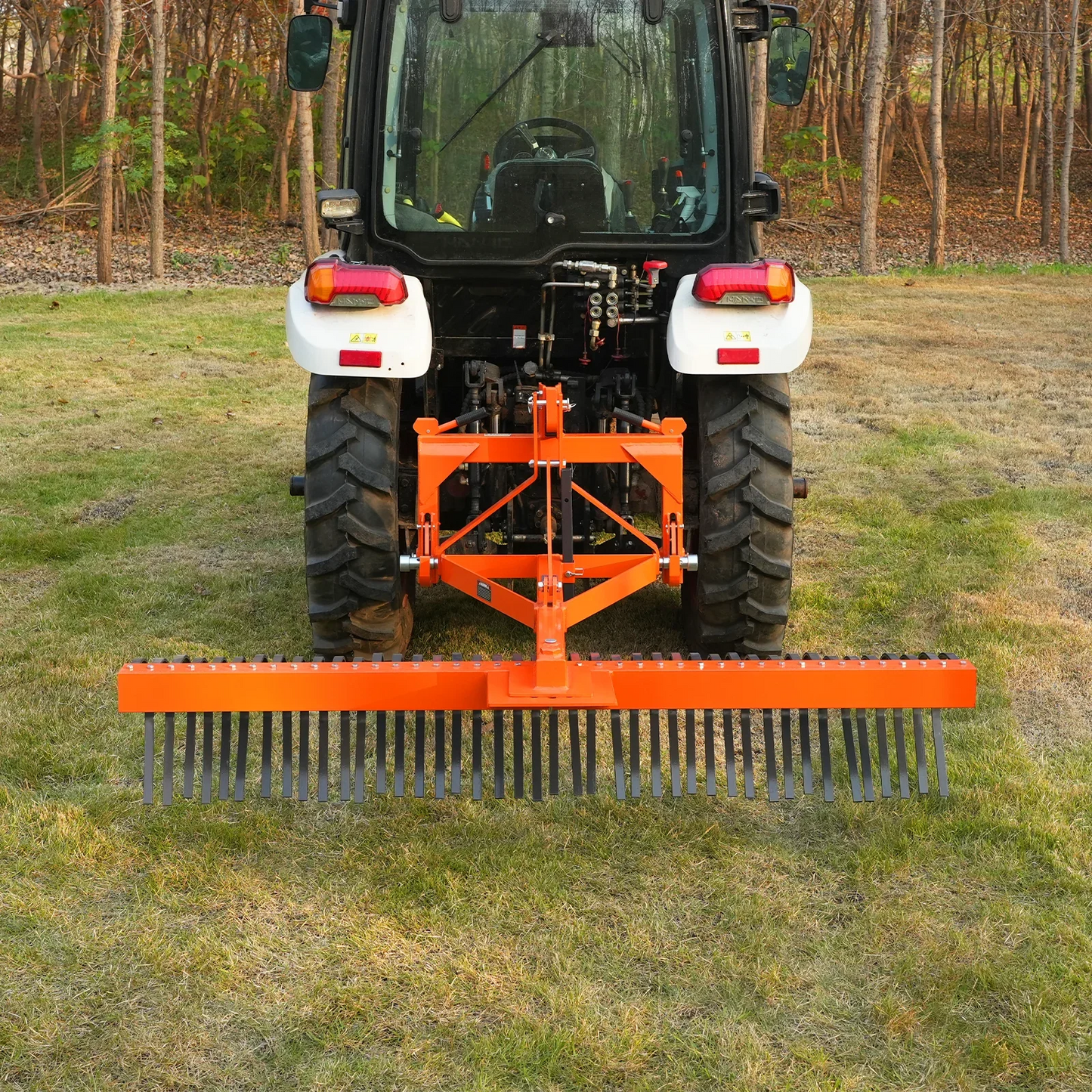 MechMaxx LR84 Landscape Rake 84" 42 Tines 3 Point Hitch Tractor Attachment New