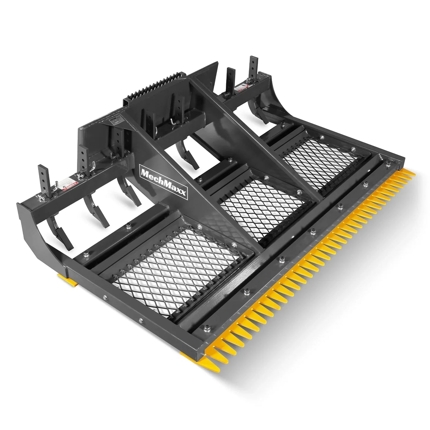 MechMaxx SSLP84 Skid Steer Land Plane 84" 8 Adjustable Scarifier Shanks Removable Sift Screen Bolt-On Cutting Blades New