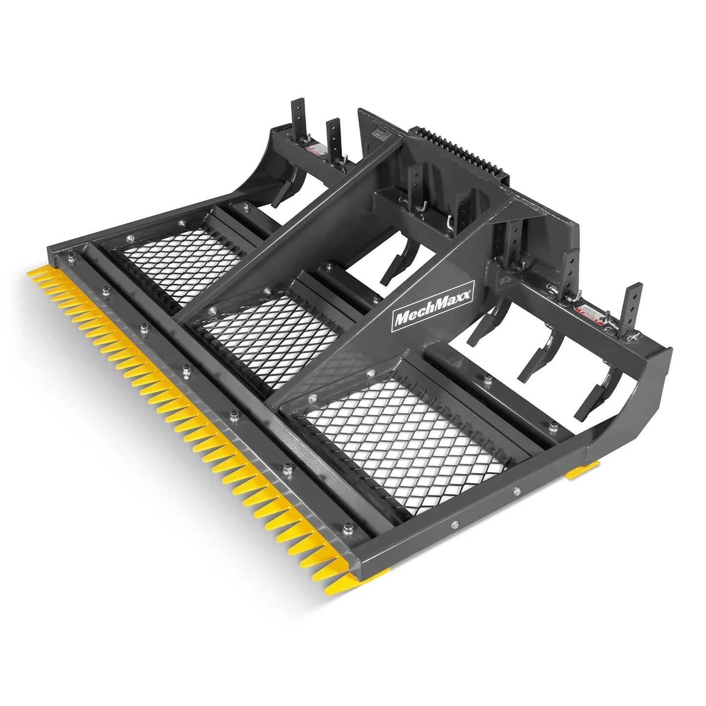 MechMaxx SSLP84 Skid Steer Land Plane 84" 8 Adjustable Scarifier Shanks Removable Sift Screen Bolt-On Cutting Blades New