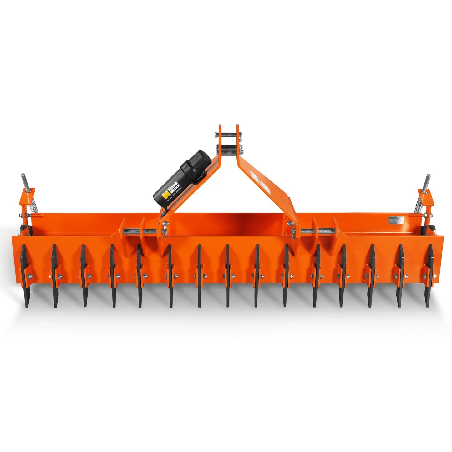 MechMaxx TSP84 Soil Pulverizer 84" Heavy Duty Single Spiked Roller 29 Shanks Category 1 and 2 3 Point Hitch Tractor Attachment New