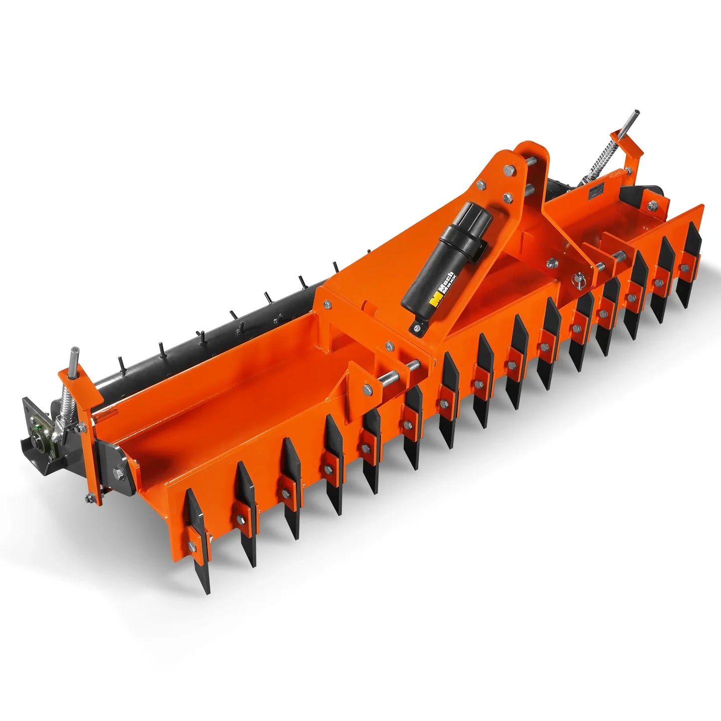 MechMaxx TSP84 Soil Pulverizer 84" Heavy Duty Single Spiked Roller 29 Shanks Category 1 and 2 3 Point Hitch Tractor Attachment New