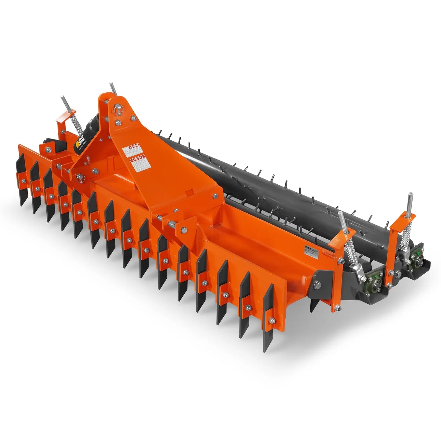 MechMaxx TSP84D Soil Pulverizer 84" Heavy Duty Double Spiked Roller 29 Shanks Category 1 and 2 3 Point Hitch Tractor Attachment New