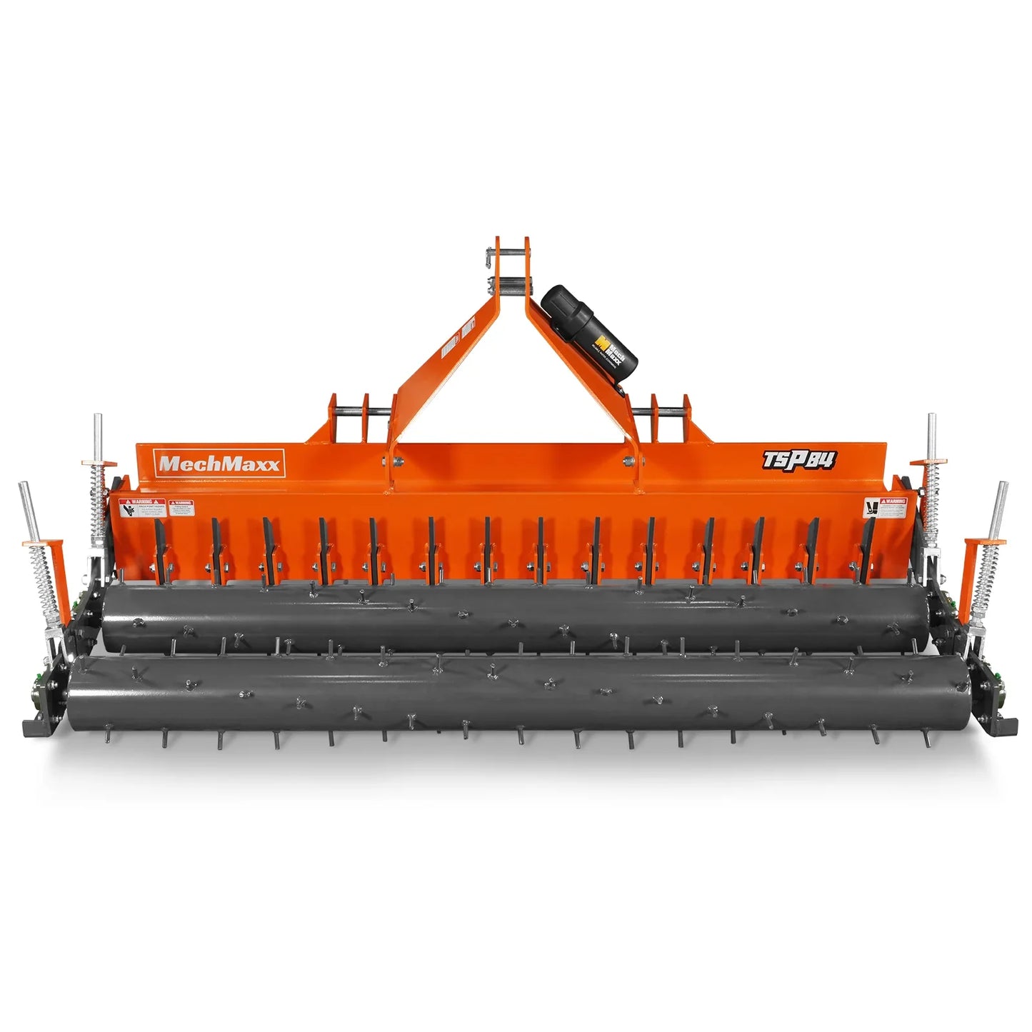 MechMaxx TSP84D Soil Pulverizer 84" Heavy Duty Double Spiked Roller 29 Shanks Category 1 and 2 3 Point Hitch Tractor Attachment New