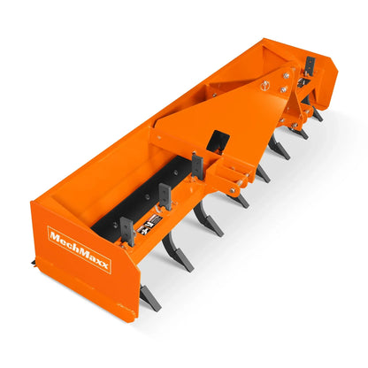 MechMaxx BB96 Box Blade Scraper 96" 8 Shank 3 Point Hitch Tractor Attachment New