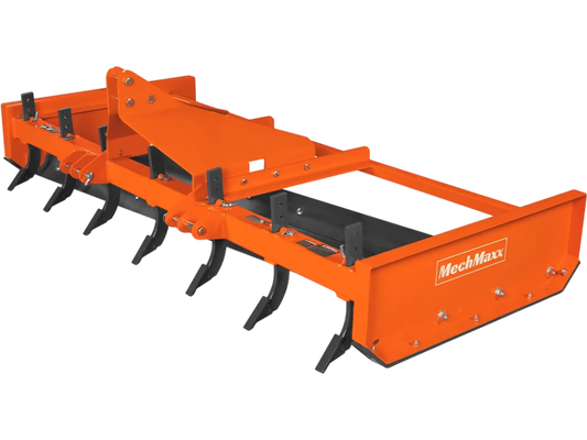 MechMaxx LP96 Land Leveler 96" Heavy Duty Land Plane Scraper Grader with Shanks 3 Point Hitch New