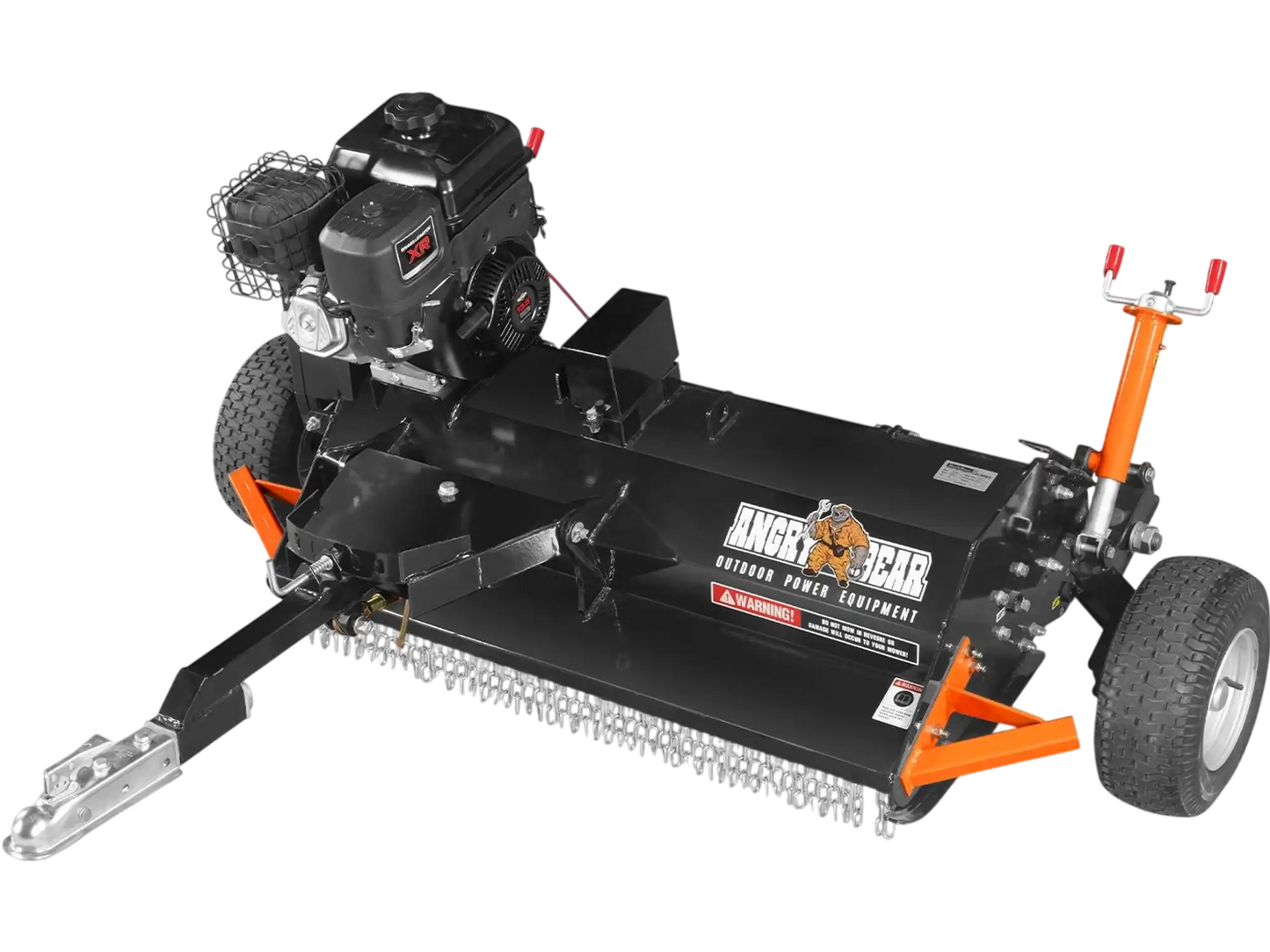 MechMaxx ATV120 Flail Mower 48" Tow-Behind ATV Offset B&S 13.5HP Gas Engine Adjustable Mowing Height New