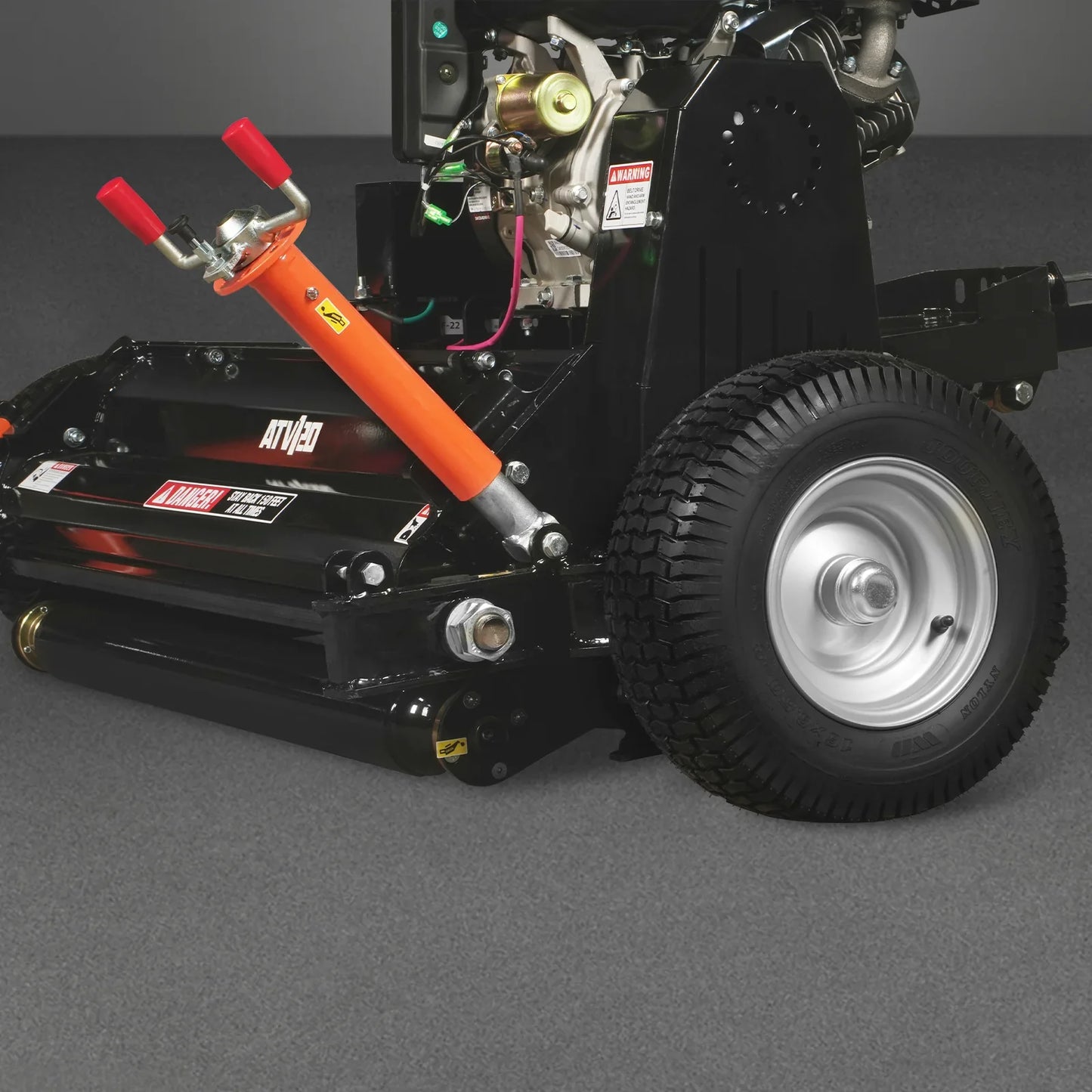 MechMaxx ATV120 Flail Mower 48" Tow-Behind ATV Offset 15HP 459cc Electric Start Gas Engine Adjustable Mowing Height New