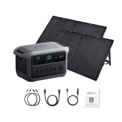 Anker SOLIX C2000 Gen 2 Portable Power Station | 2048Wh | 2400W | 800W Solar Input