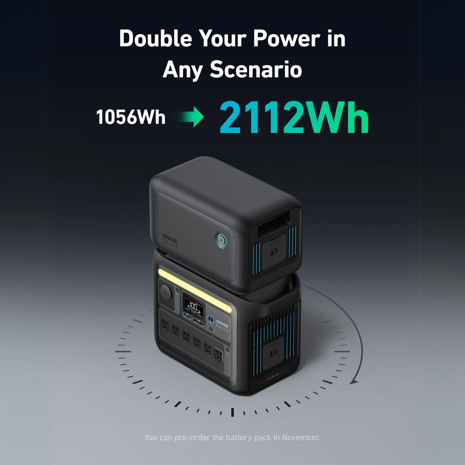 Anker SOLIX C1000X Power in any scenario