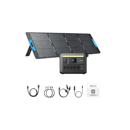 Anker SOLIX C800X Portable Power Station + 200W Solar Panel Inclusions 
