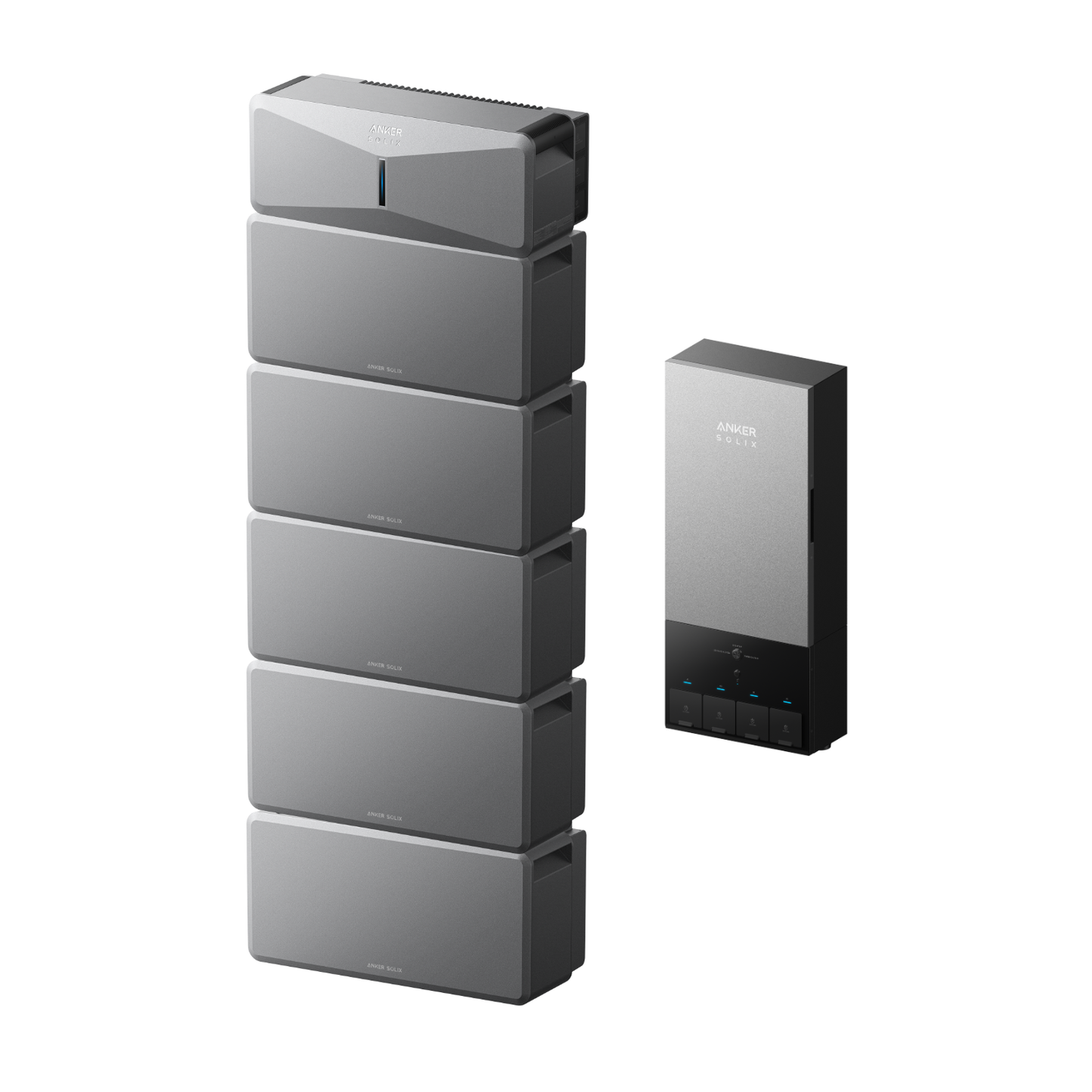 Anker SOLIX E10 Smart Home Backup Kit with five batteries 