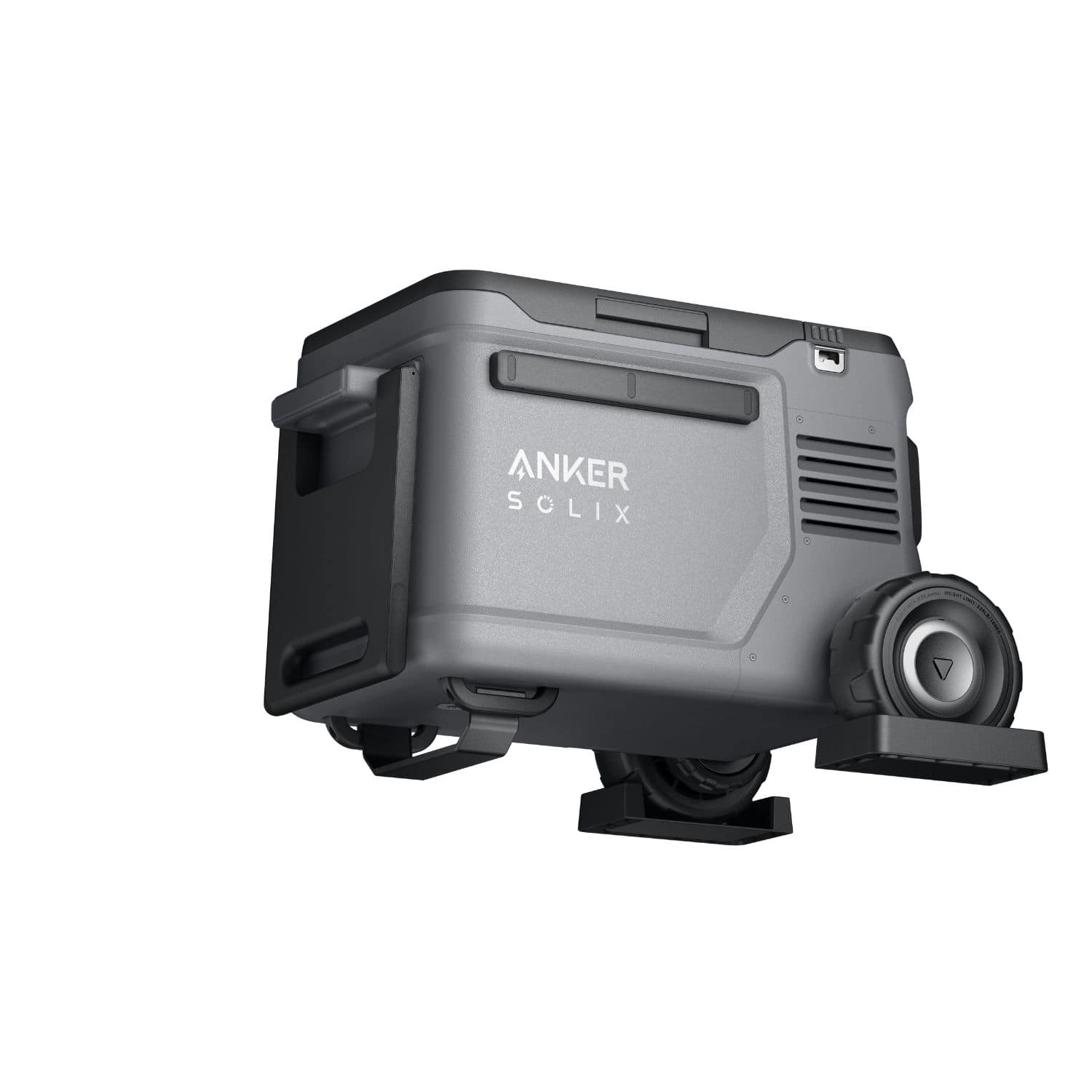 Anker SOLIX EverFrost 2 Beach Wheels attached to Anker SOLIX EverFrost 2 Electric Cooler 40L