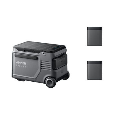 Anker SOLIX EverFrost 2 Electric Cooler 40L with 2 Anker SOLIX EverFrost 2 Removable Battery