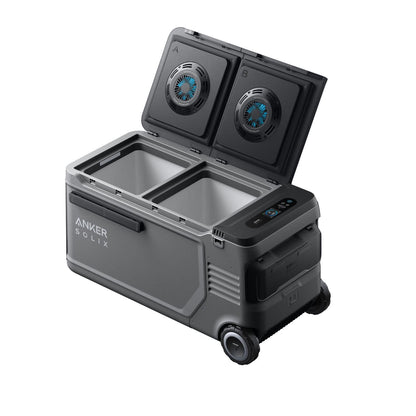 Anker SOLIX EverFrost 2 Electric Cooler 58L Top View Open Lid