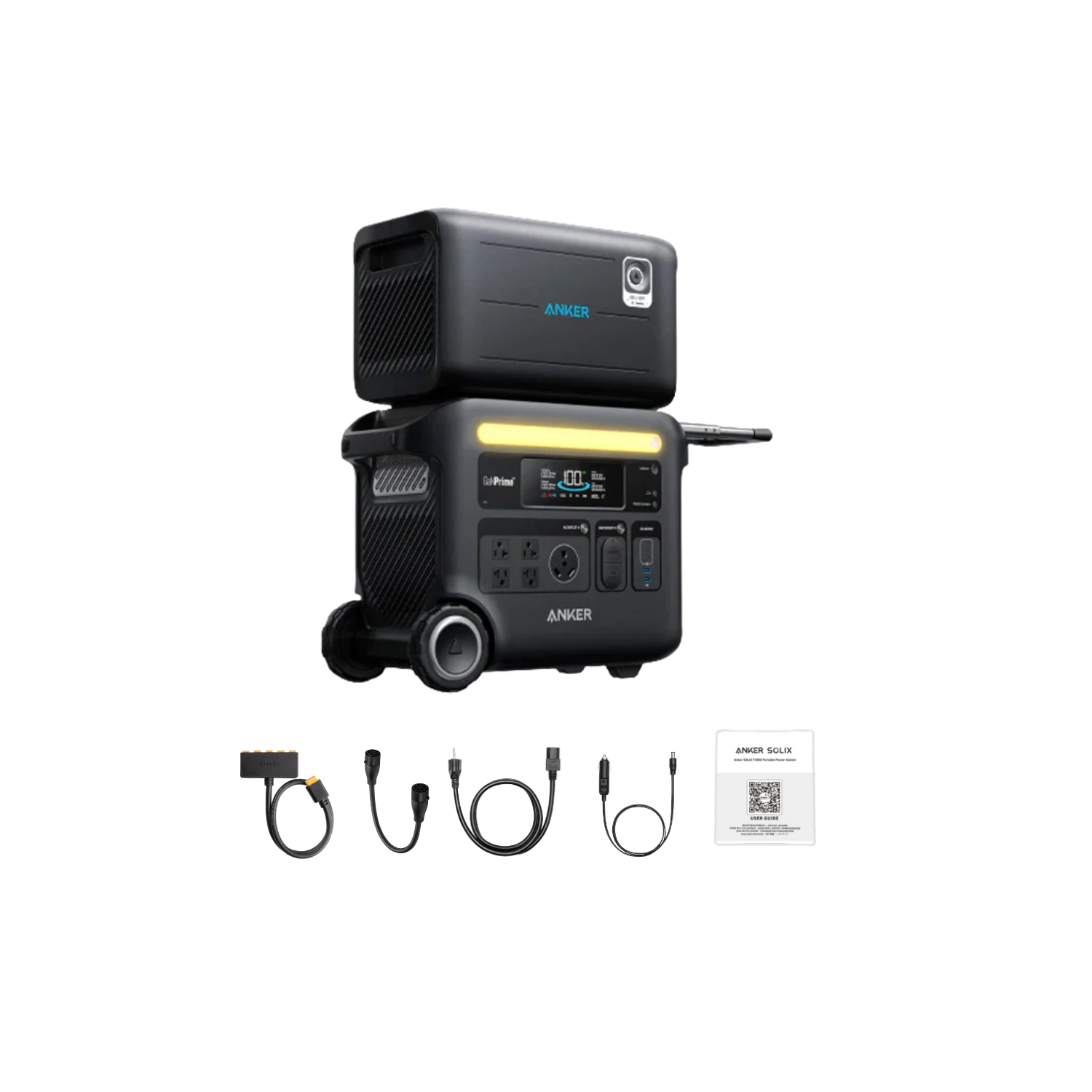 Anker SOLIX F2600 Portable Power Station + 1 x Expansion Battery Inclusions