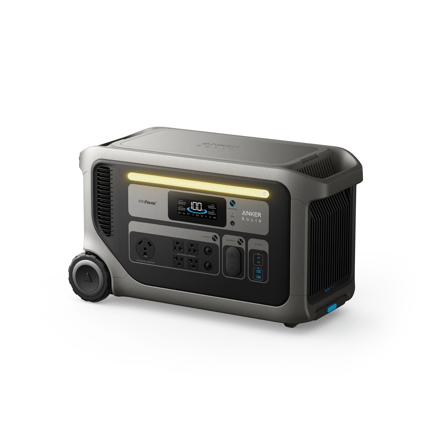 Anker SOLIX F3000 Front, Top And Right View