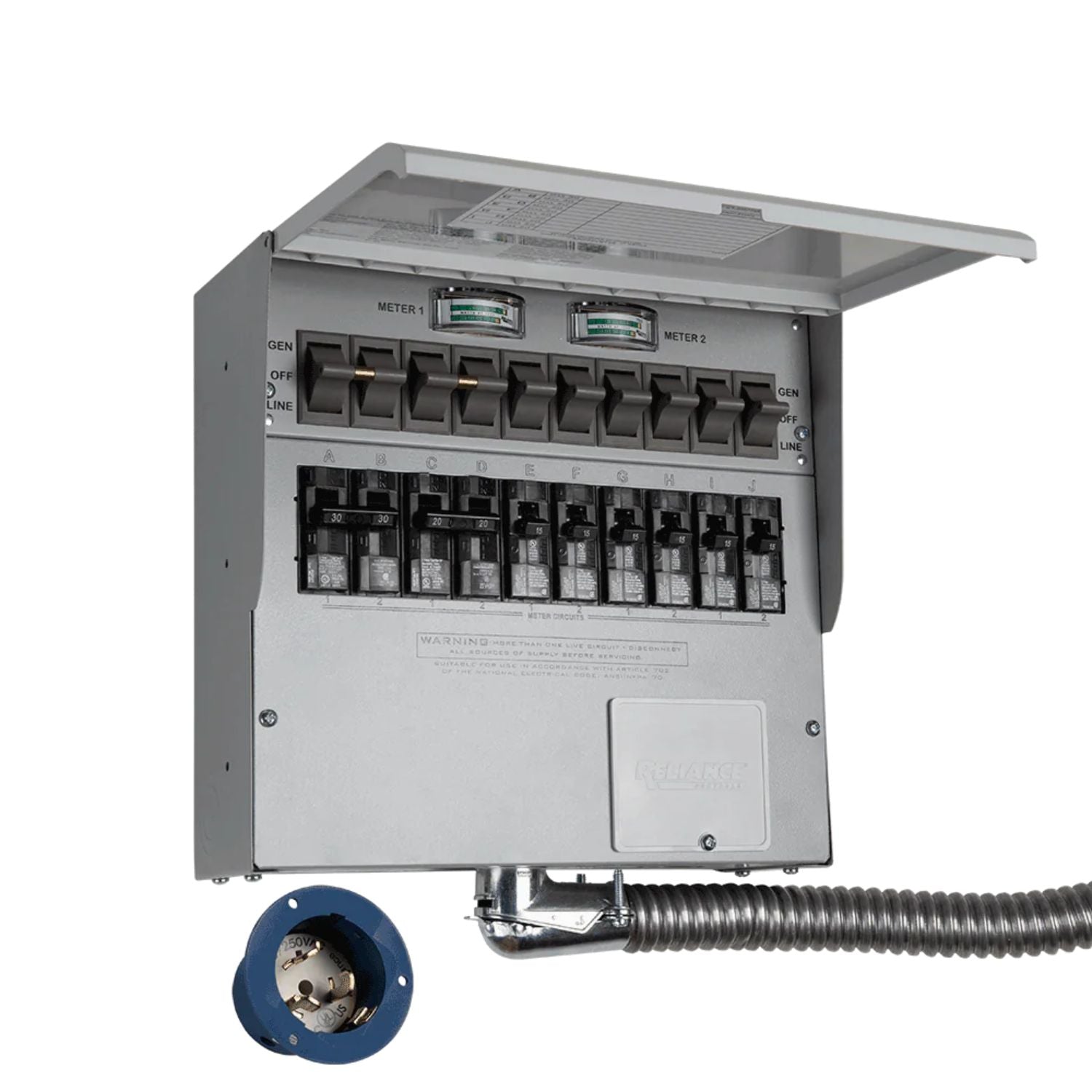 Anker SOLIX F3800 Home Backup Transfer Switch Side View