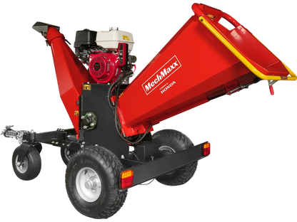 MechMaxx B150 Wood Chipper 6" Honda Electric Start Gas Powered 4-Wheel Drum with Taillight New