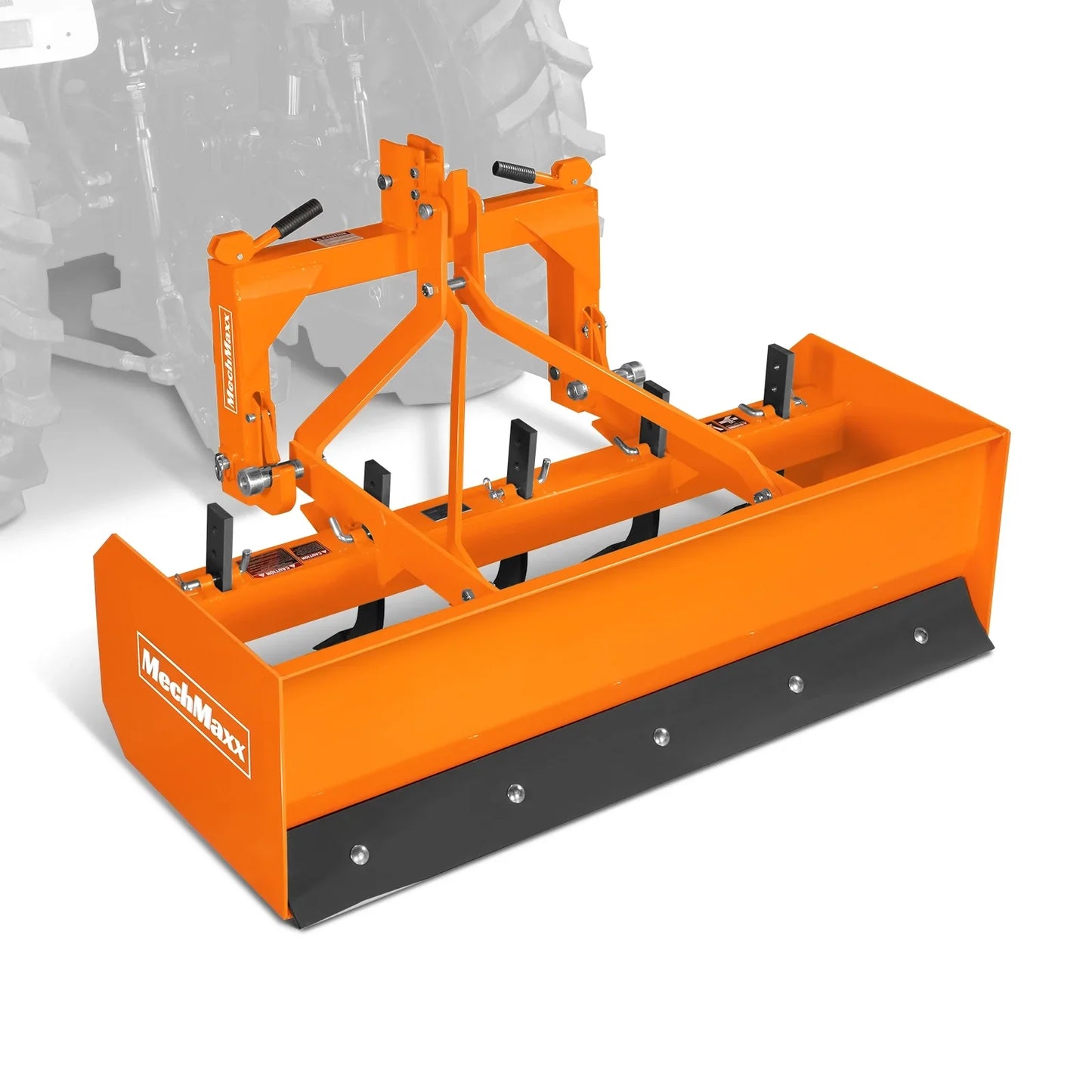 MechMaxx BB60 Box Blade Scraper 60" 5 Shank 3 Point Hitch Tractor Attachment New