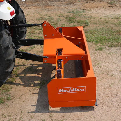 MechMaxx BB84 Box Blade Scraper 84" 7 Shanks 3 Point Hitch Tractor Attachment New