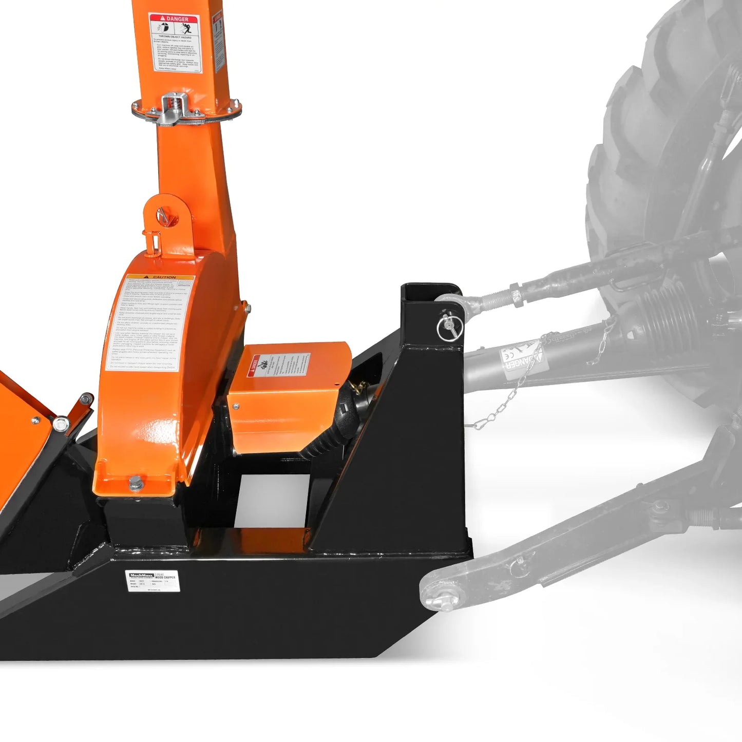 MechMaxx BX42S Wood Chipper 3 Point PTO Attachment for Tractors Up to 45HP PTO Shaft Included New