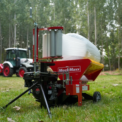 MechMaxx HW20 Bale Wrapper 7HP 212cc Gasoline Engine Powered 20" Wrapping Diameter New