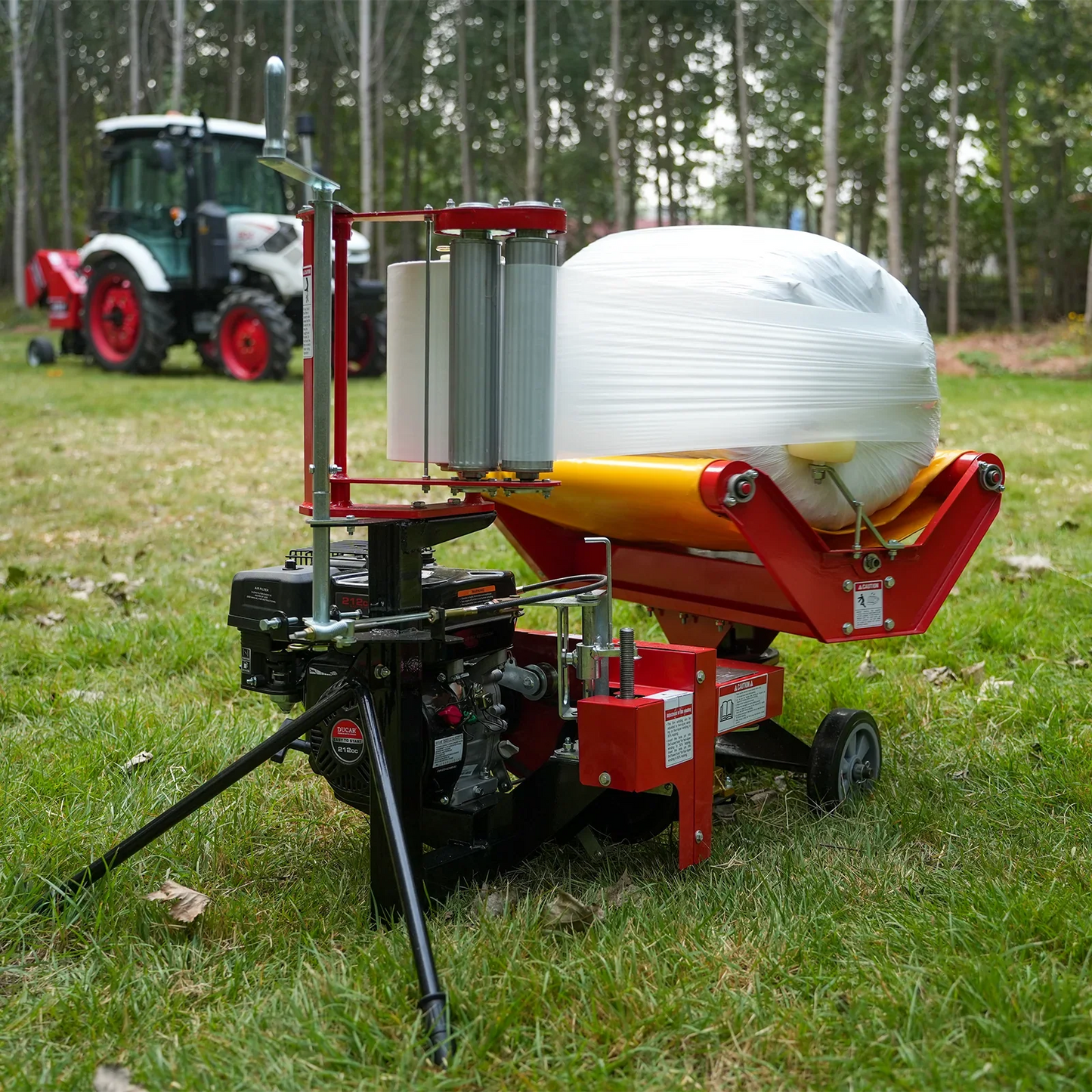 MechMaxx HW20 Bale Wrapper 7HP 212cc Gasoline Engine Powered 20" Wrapping Diameter New