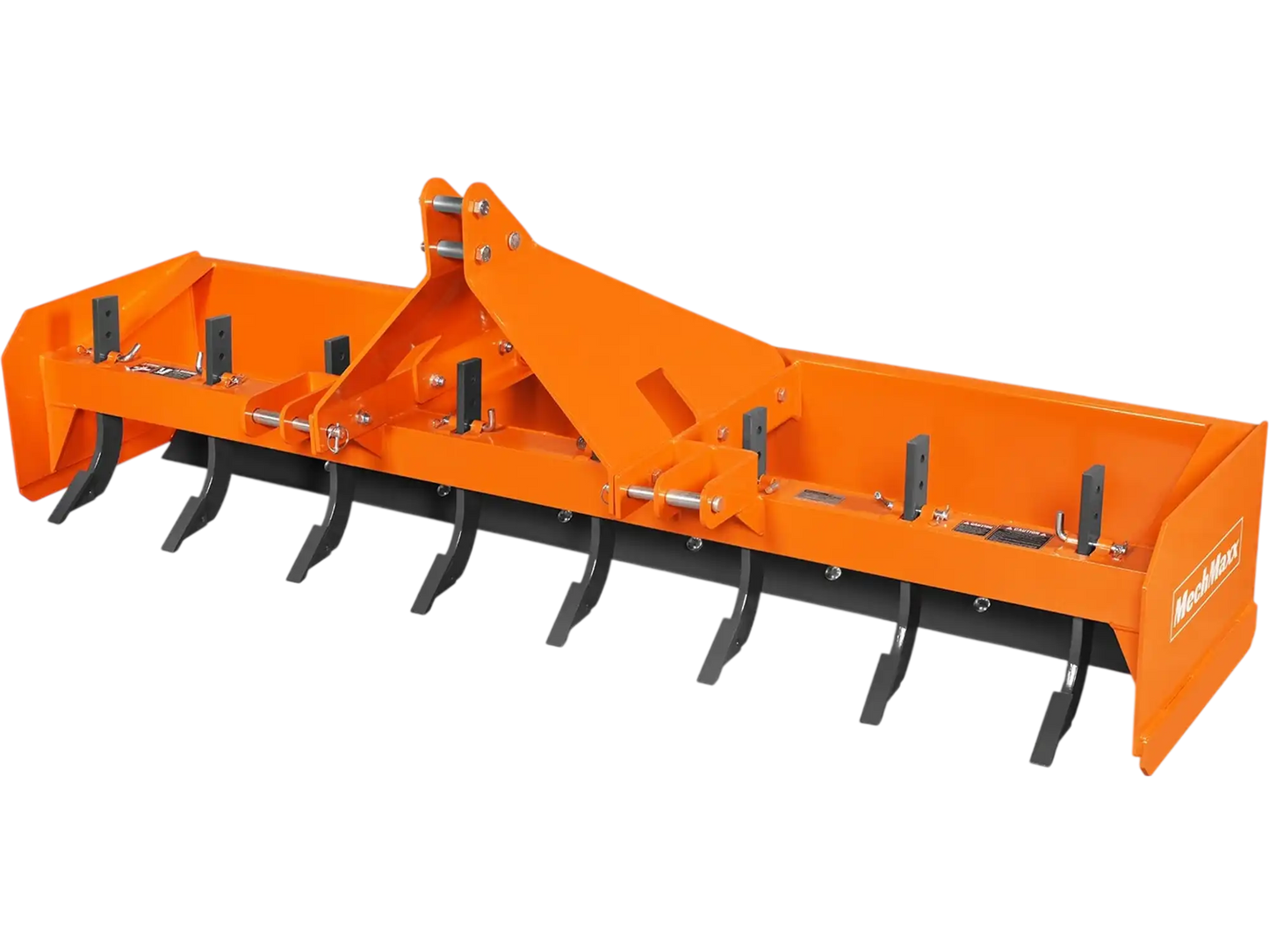 MechMaxx BB96 Box Blade Scraper 96" 8 Shank 3 Point Hitch Tractor Attachment New