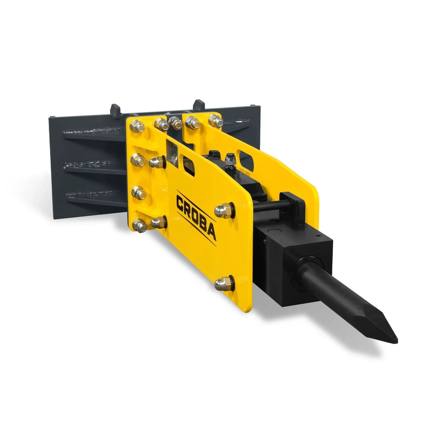 MechMaxx BR300 Skid Steer Breaker Hammer 300'-lbs Hydraulic Mini Concrete Attachment New