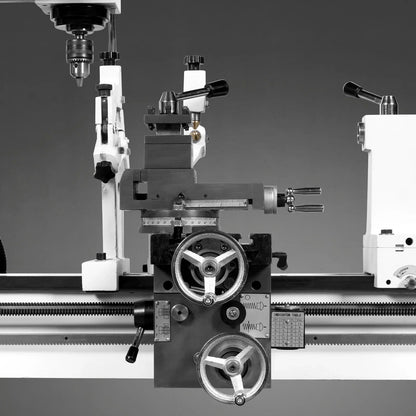 MechMaxx HQ800 Combination Lathe Milling Machine 1 HP 16x32" Multi-Function Metal Lathe Drilling Milling Machine Head New
