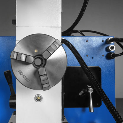 MechMaxx HQ800 Combination Lathe Milling Machine 1 HP 16x32" Multi-Function Metal Lathe Drilling Milling Machine Head New