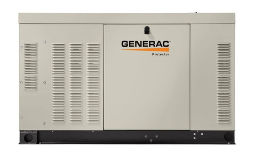 Generac Protector RG03224ANAX 32kW Liquid Cooled 1 Phase 120/240V Standby Generator