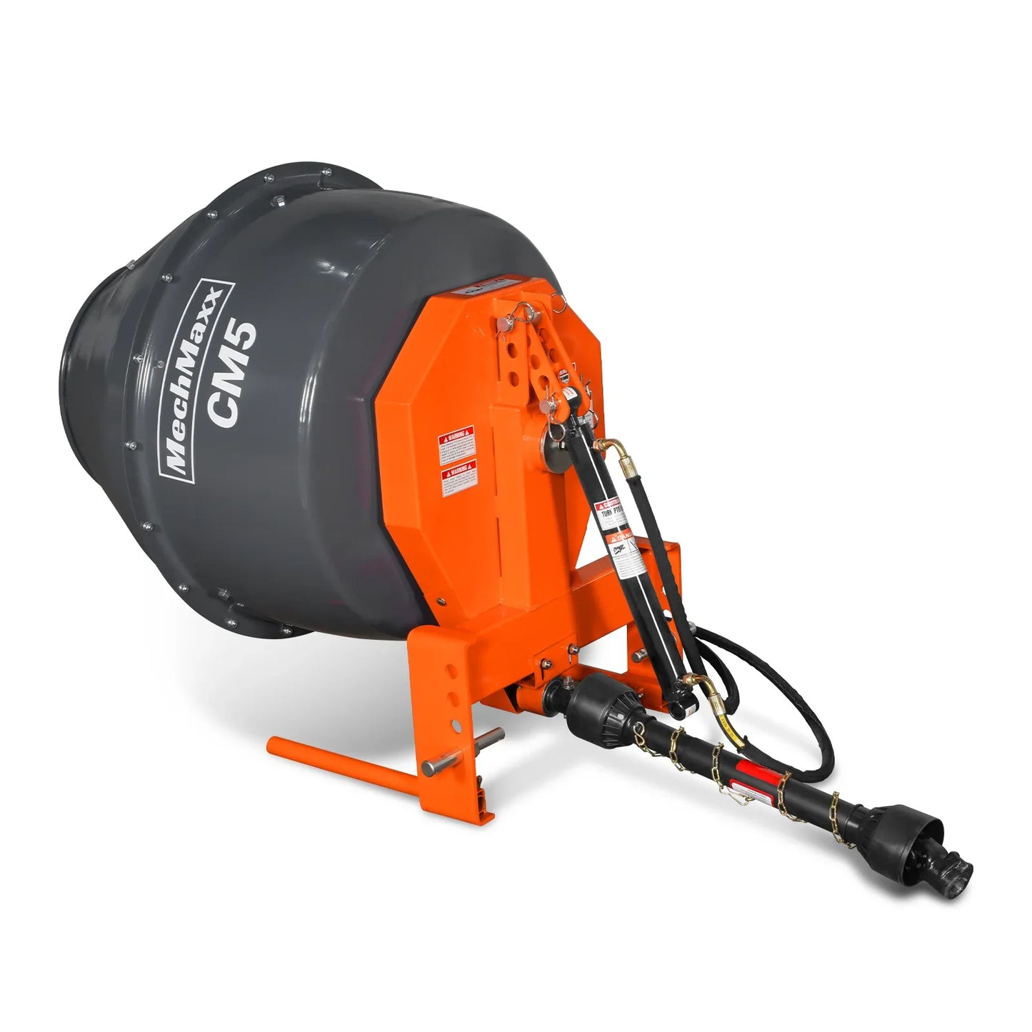 MechMaxx CM5 Cement Mixer 5 Cu-Ft 3-Point Hitch PTO Shaft Included Category 1 & 2 Hookup New