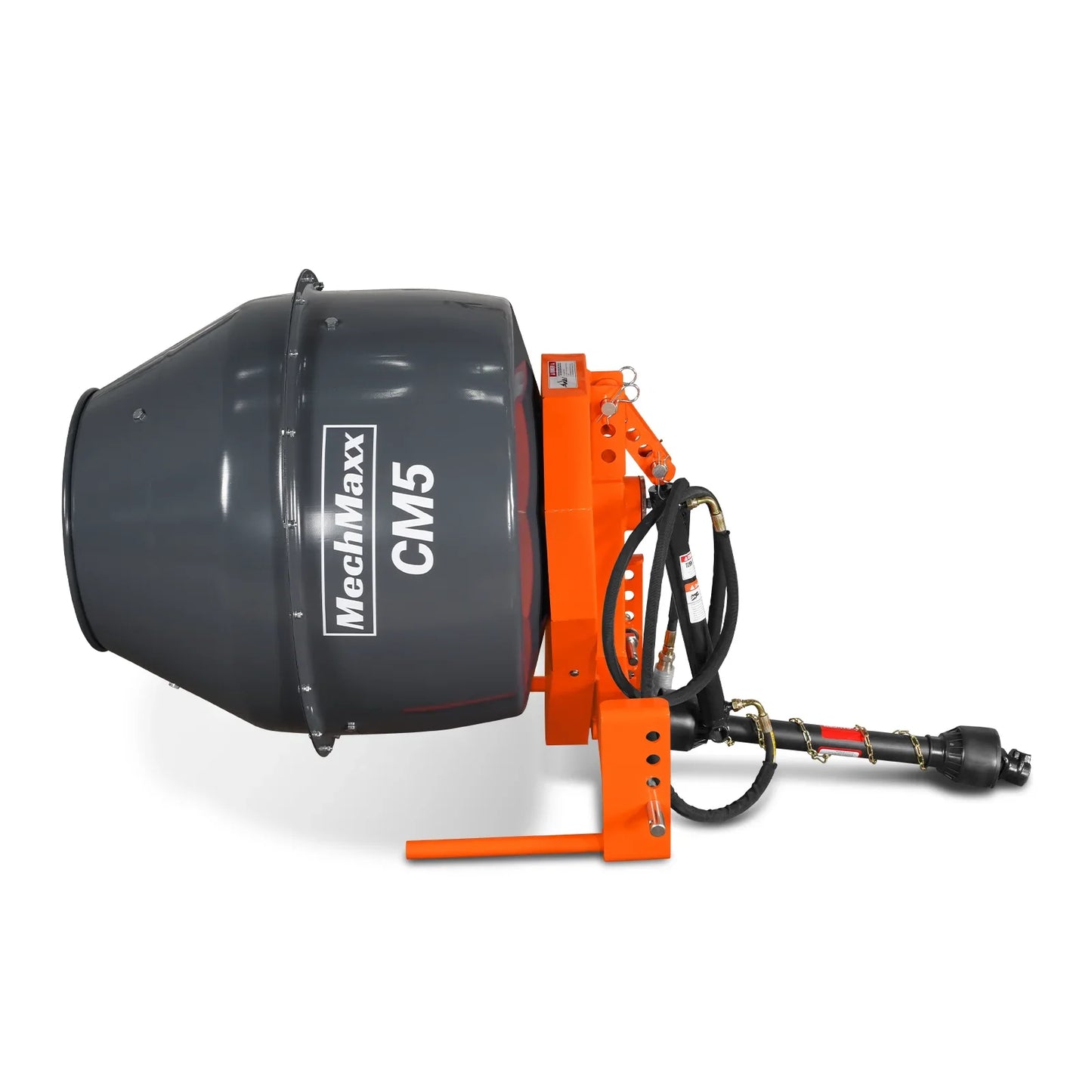 MechMaxx CM5 Cement Mixer 5 Cu-Ft 3-Point Hitch PTO Shaft Included Category 1 & 2 Hookup New
