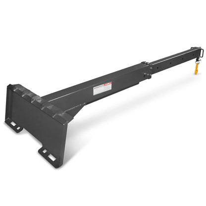 MechMaxx SSCJ50 Skid Steer Crane Jib Adjustable Manual Telescoping 6' - 10' 5000 lbs Max Capacity Attachment New