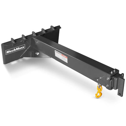 MechMaxx SSCJ50 Skid Steer Crane Jib Adjustable Manual Telescoping 6' - 10' 5000 lbs Max Capacity Attachment New