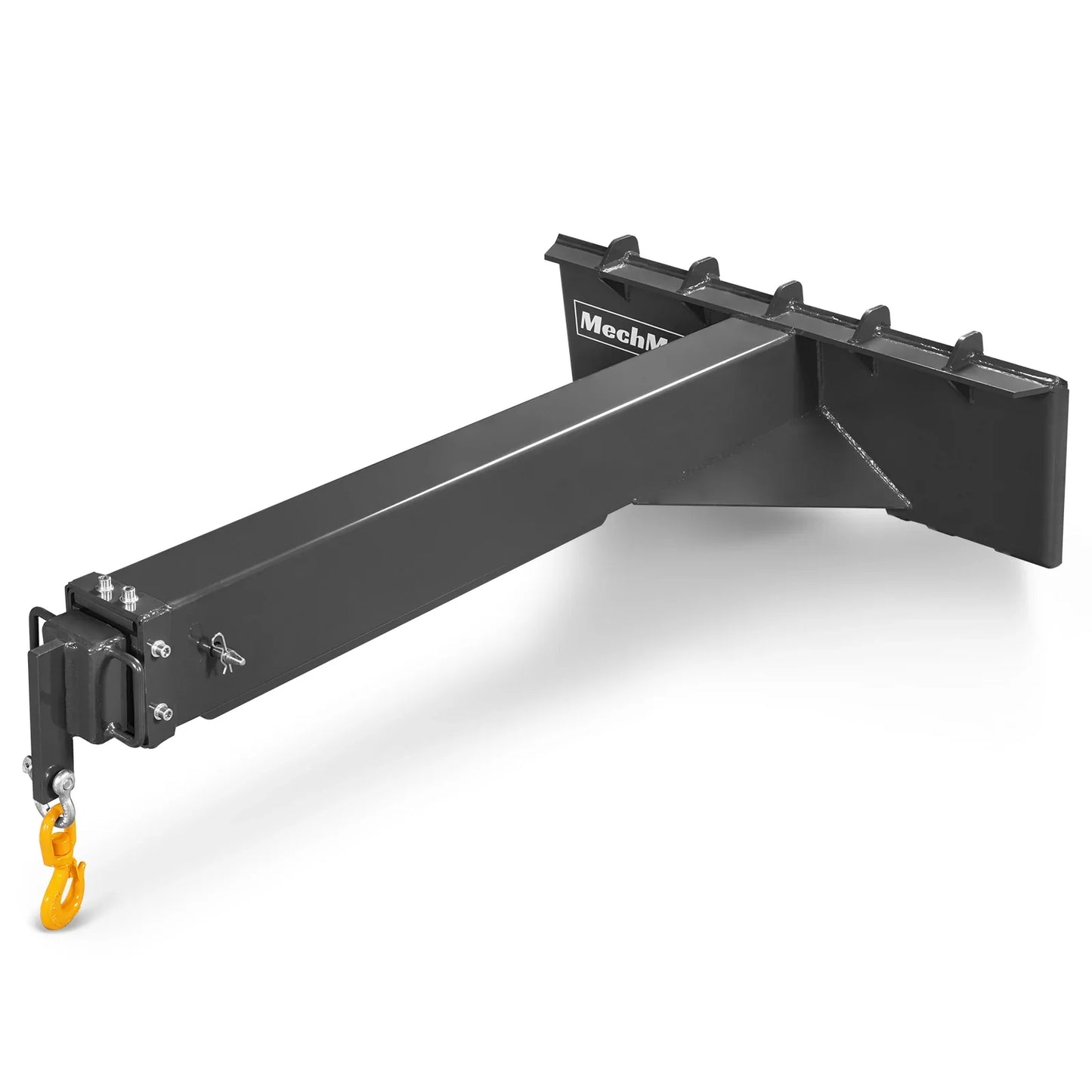 MechMaxx SSCJ50 Skid Steer Crane Jib Adjustable Manual Telescoping 6' - 10' 5000 lbs Max Capacity Attachment New
