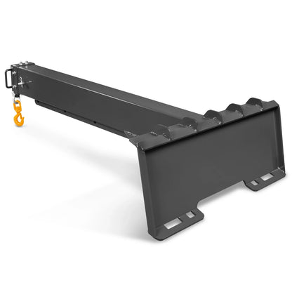 MechMaxx SSCJ50 Skid Steer Crane Jib Adjustable Manual Telescoping 6' - 10' 5000 lbs Max Capacity Attachment New