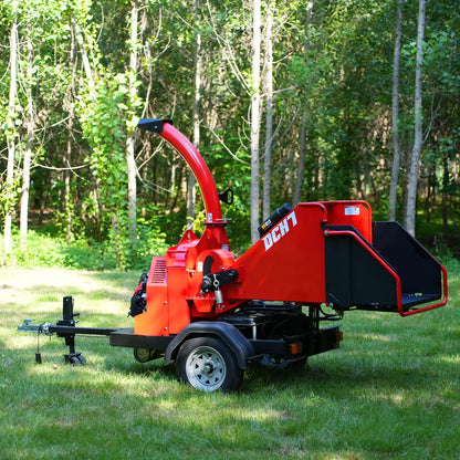 MechMaxx DCH7 Wood Chipper Honda GX690 22HP 688cc Twin Cylinder Gasoline Engine Powered 7" Hydraulic Feeding New