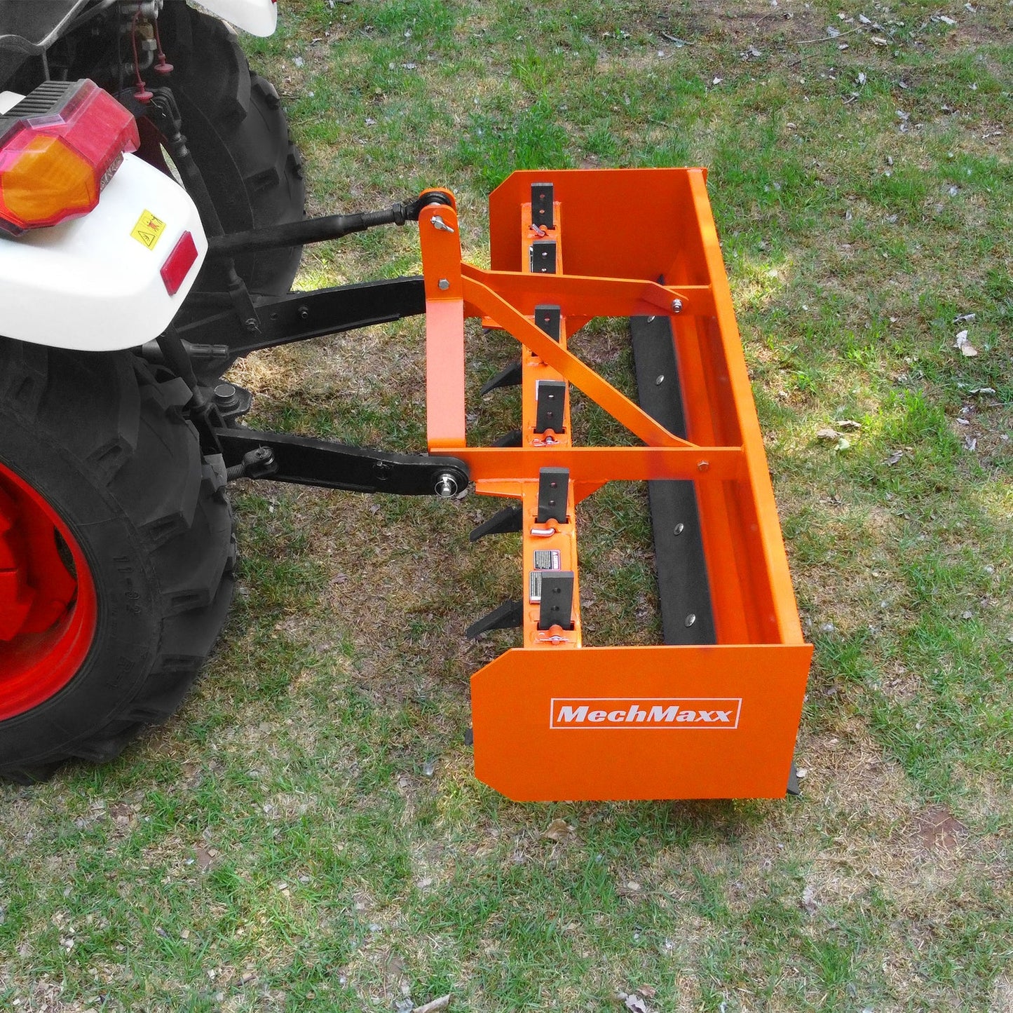 MechMaxx BB72 Box Blade Scraper 72" 6 Shanks 3 Point Hitch Tractor Attachment New