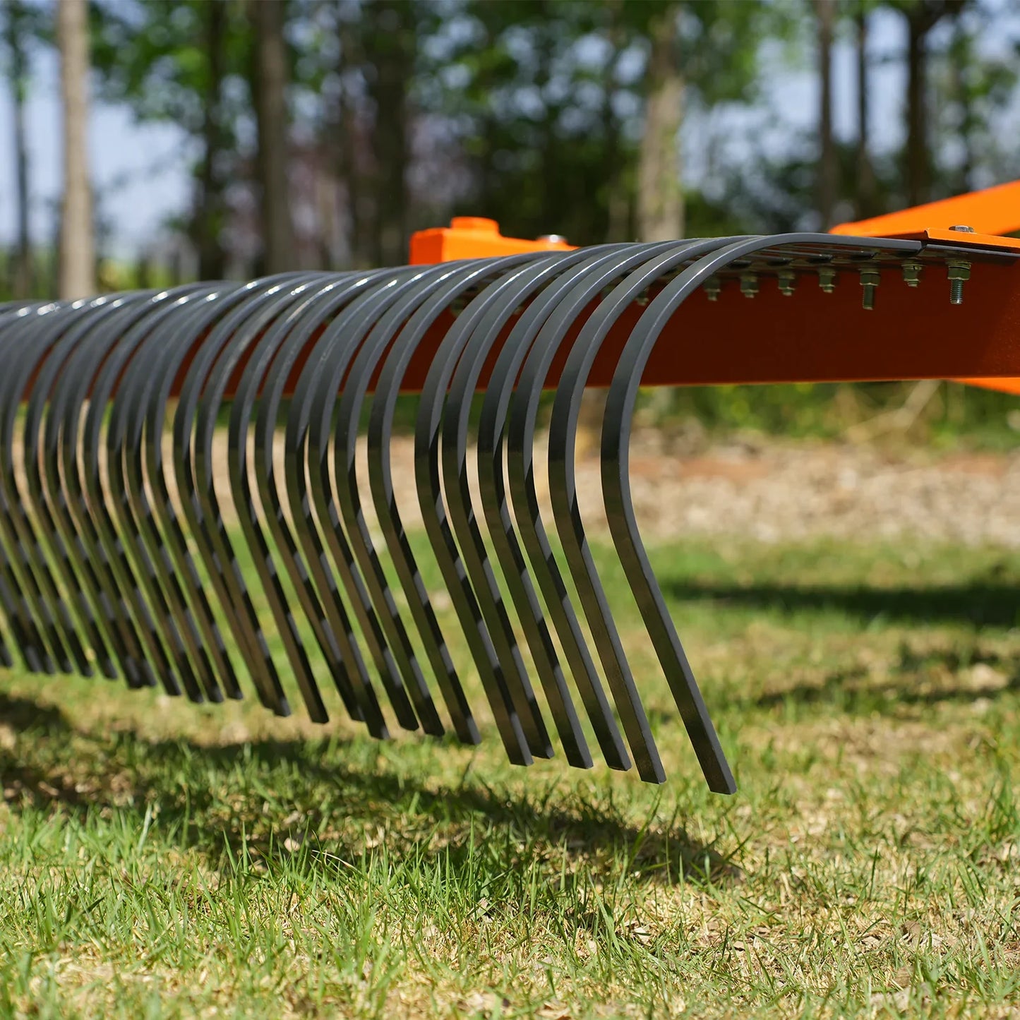 MechMaxx LR84 Landscape Rake 84" 42 Tines 3 Point Hitch Tractor Attachment New