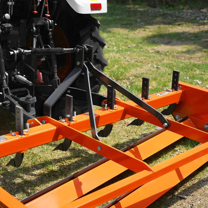 MechMaxx LP72 Land Leveler 72" Heavy Duty Land Plane Scraper Grader with Shanks 3 Point Hitch New