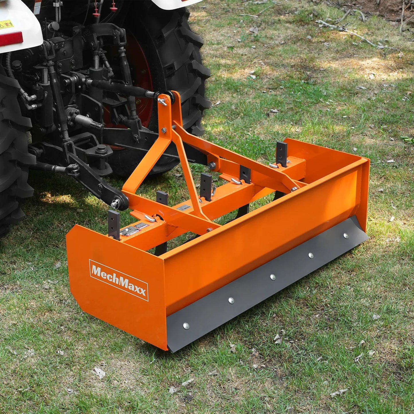 MechMaxx BB60 Box Blade Scraper 60" 5 Shank 3 Point Hitch Tractor Attachment New
