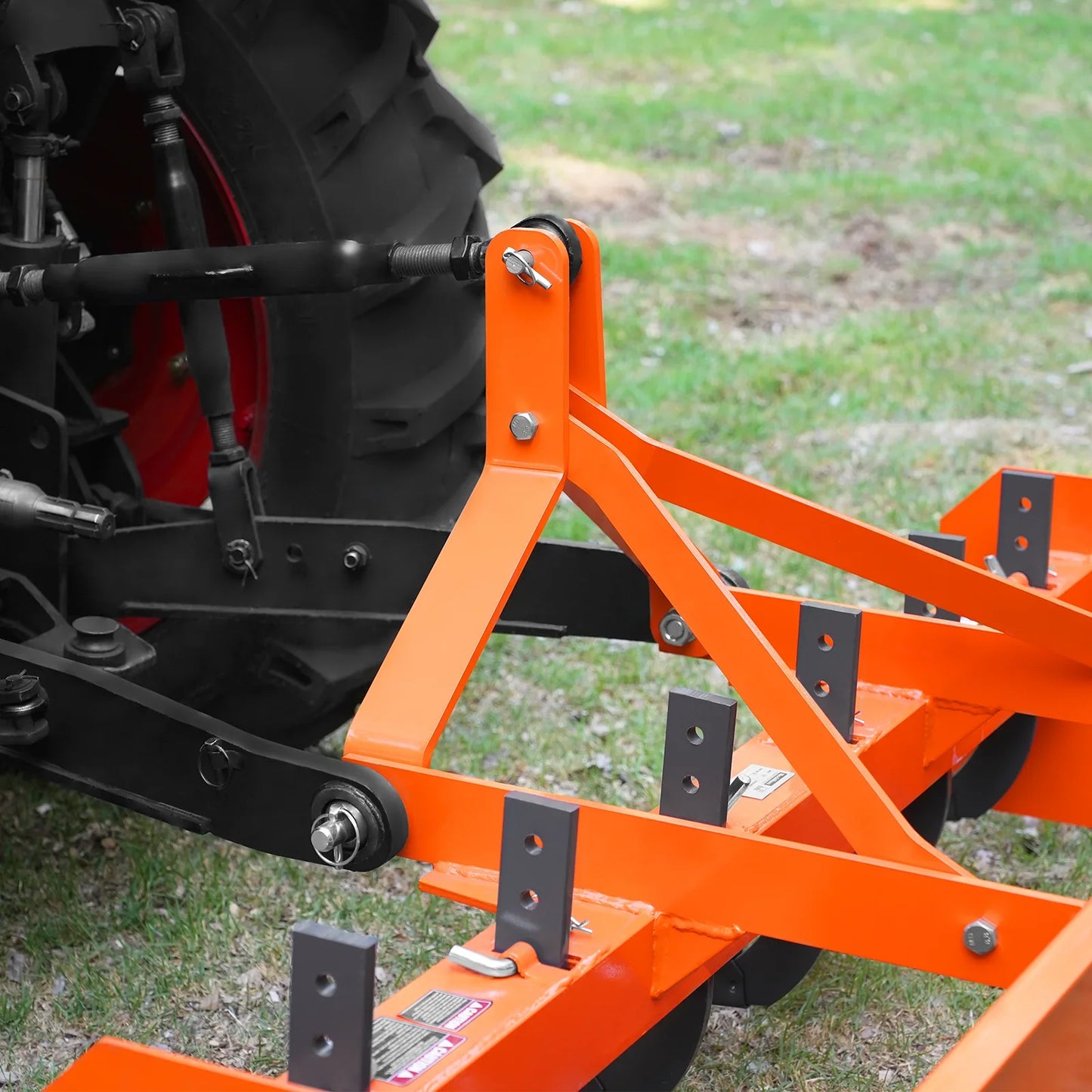 MechMaxx BB72 Box Blade Scraper 72" 6 Shanks 3 Point Hitch Tractor Attachment New