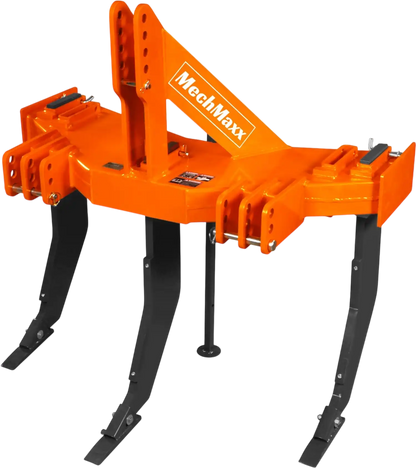 MechMaxx SS3S Subsoiler Heavy Duty 3 Shank Plow Ground Ripper 3 Point Hitch Cat 1 & 2 New