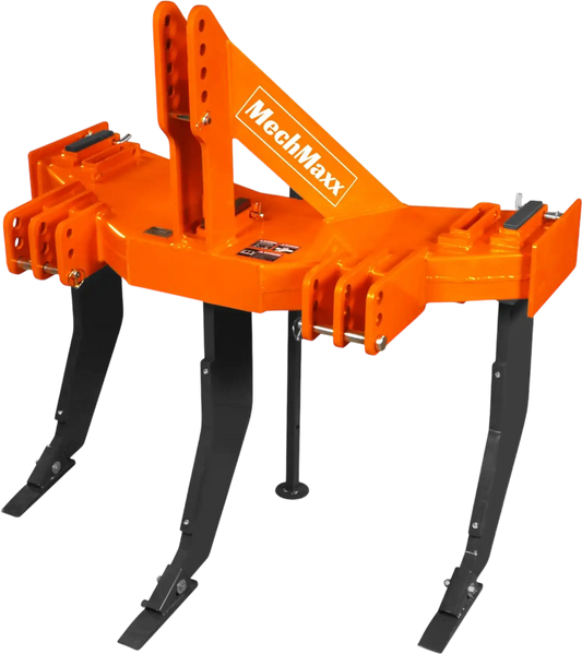 MechMaxx SS3S Subsoiler Heavy Duty 3 Shank Plow Ground Ripper 3 Point Hitch Cat 1 & 2 New
