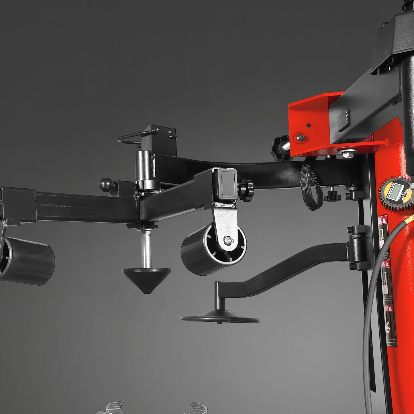 MechMaxx TC9661+WB857 Tire Changer 24" Rim Assist Arm Wheel Balancer Bundle New