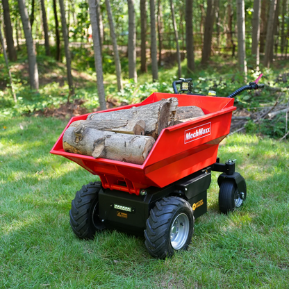 MechMaxx EH50 Mini Dumper 1100 lbs Loading 1000W 48V Battery Powered Hydraulic Tipping Dump Cart New